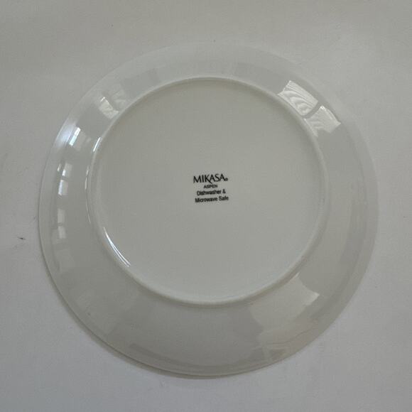 MIKASA Aspen Dinner Plate 10.5” Bone China Glossy White Replacement Dish - Picture 2 of 7